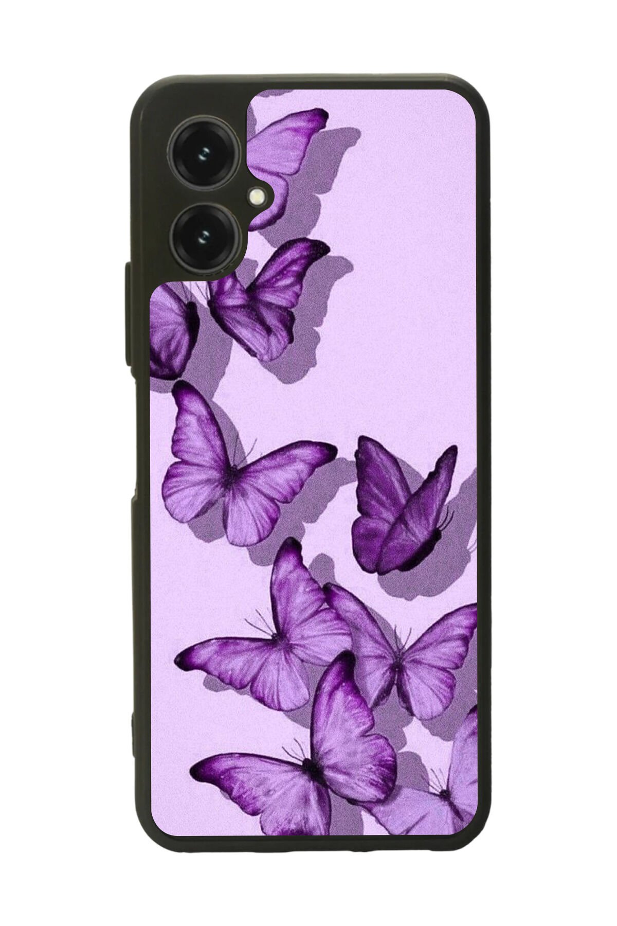 Omix X5 Uyumlu Kelebek Tasarımlı Glossy Premium Kılıf