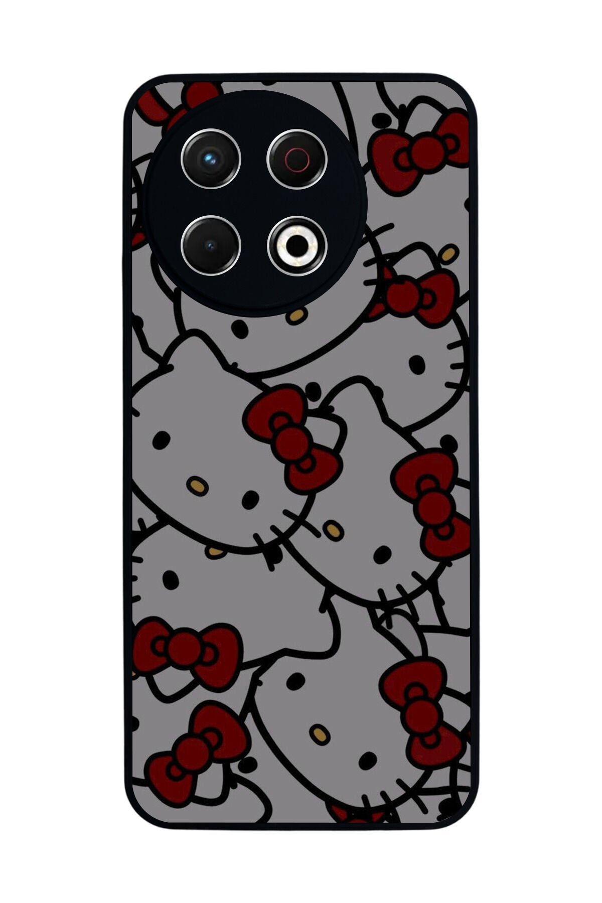 Tecno Spark 30 Pro Uyumlu HelloKitty Tasarımlı Glossy Premium Kılıf