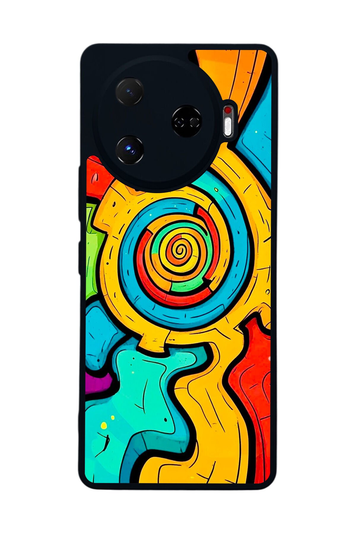 Tecno Camon 30 Pro Uyumlu Abstract Tasarımlı Glossy Premium Kılıf