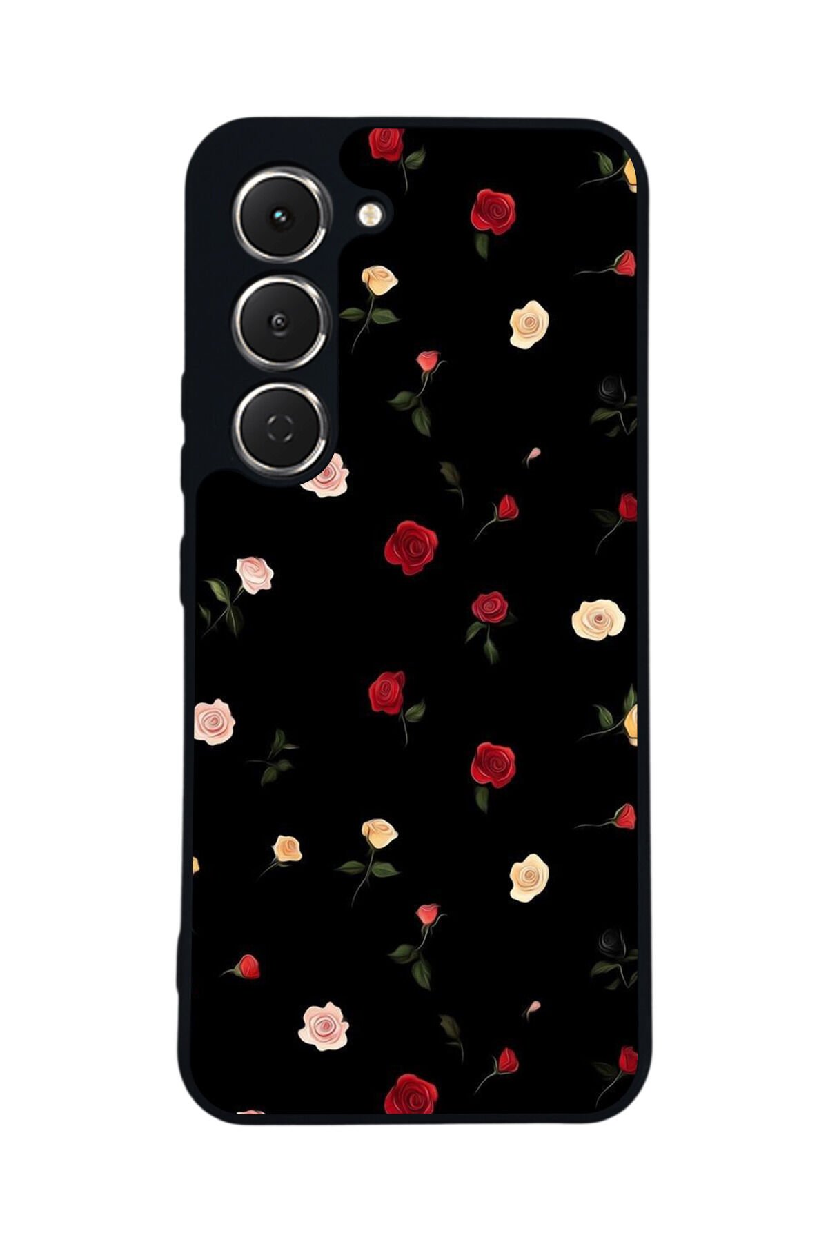 Tecno Spark 40 Pro Uyumlu Floral Tasarımlı Glossy Premium Kılıf