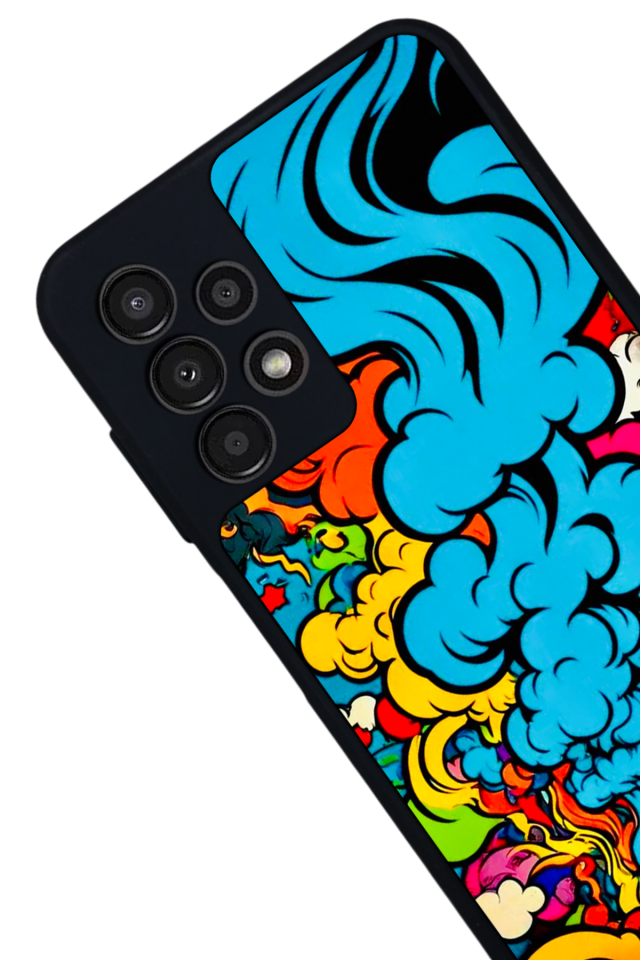 Samsung Galaxy A23 Uyumlu Abstract Tasarımlı Glossy Premium Kılıf