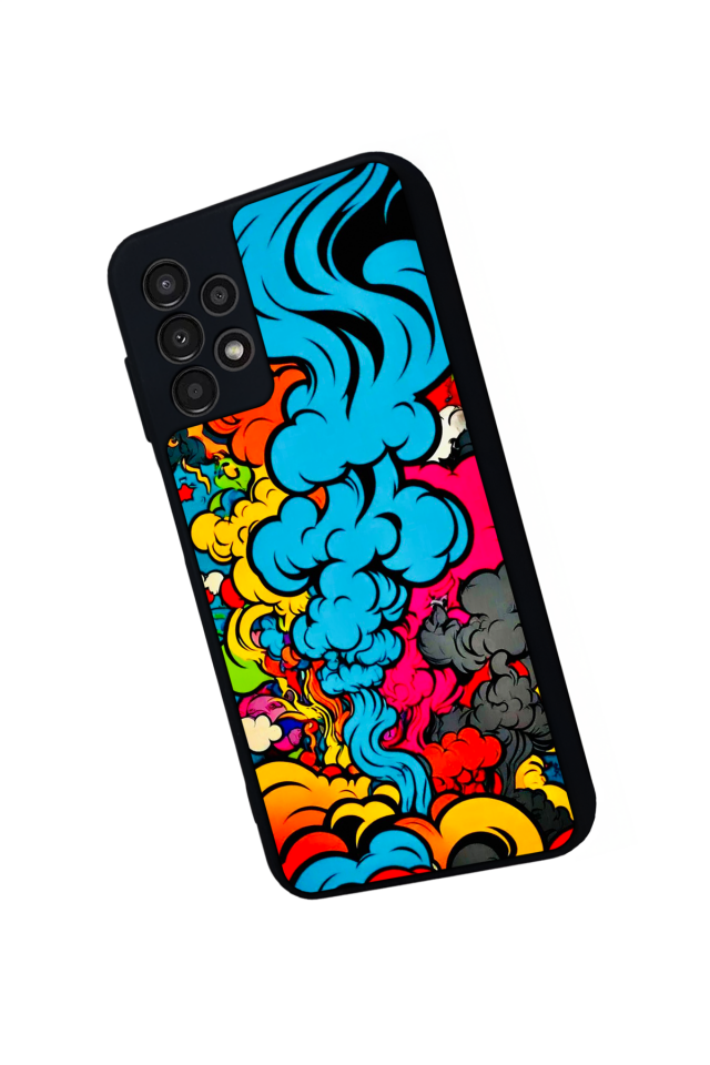 Samsung Galaxy A23 Uyumlu Abstract Tasarımlı Glossy Premium Kılıf
