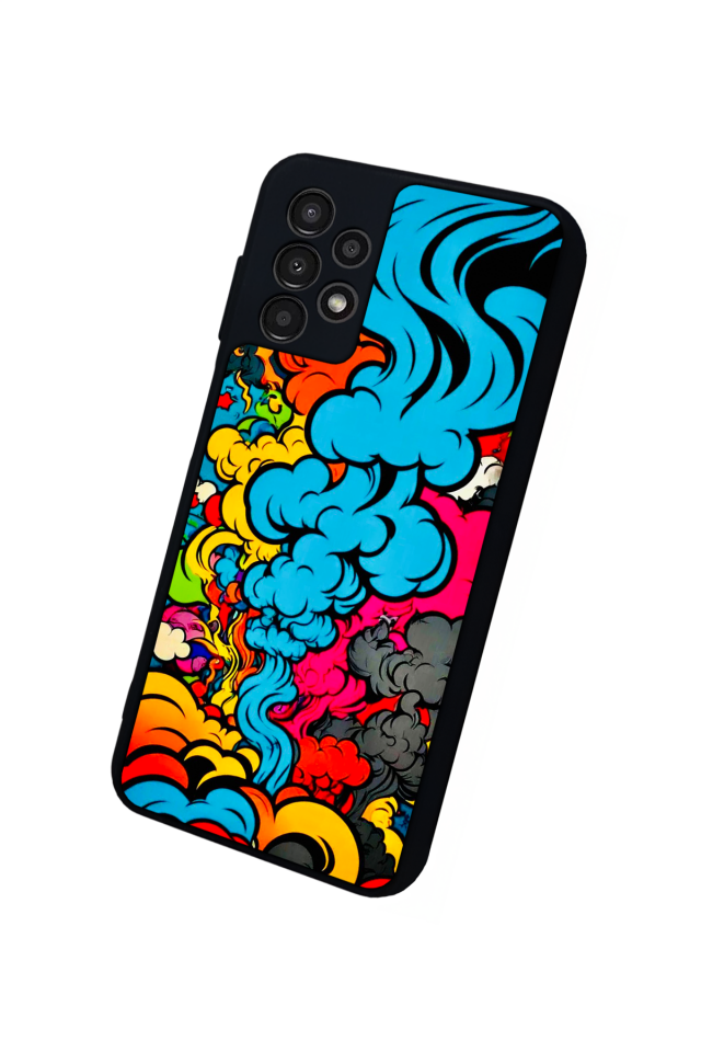 Samsung Galaxy A23 Uyumlu Abstract Tasarımlı Glossy Premium Kılıf