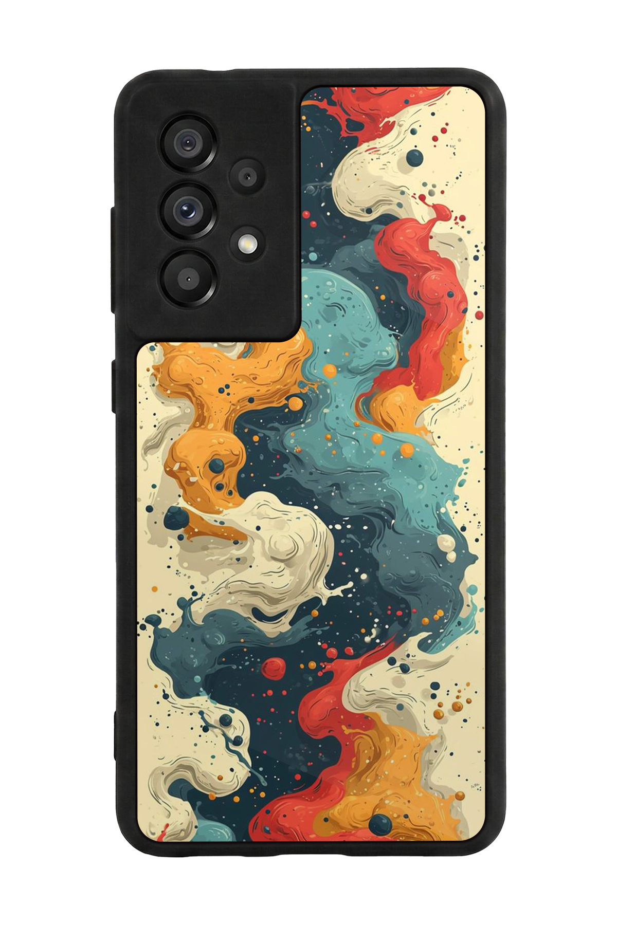 Samsung Galaxy A73 Uyumlu Abstract Tasarımlı Glossy Premium Kılıf