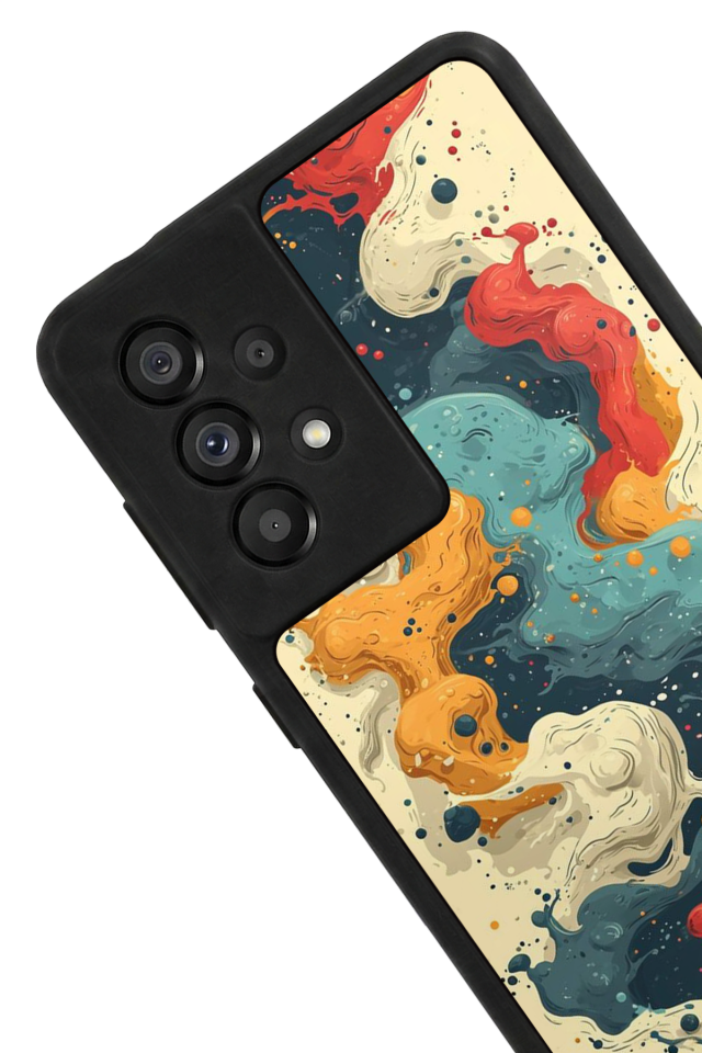Samsung Galaxy A73 Uyumlu Abstract Tasarımlı Glossy Premium Kılıf