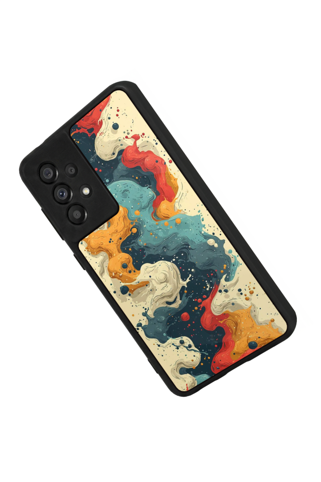 Samsung Galaxy A73 Uyumlu Abstract Tasarımlı Glossy Premium Kılıf