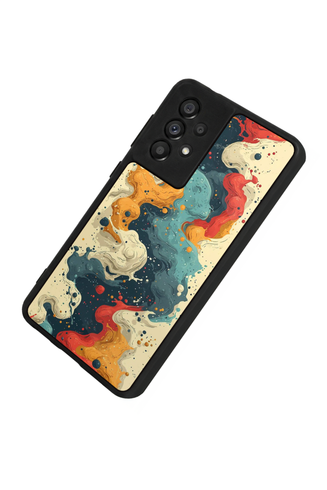 Samsung Galaxy A73 Uyumlu Abstract Tasarımlı Glossy Premium Kılıf