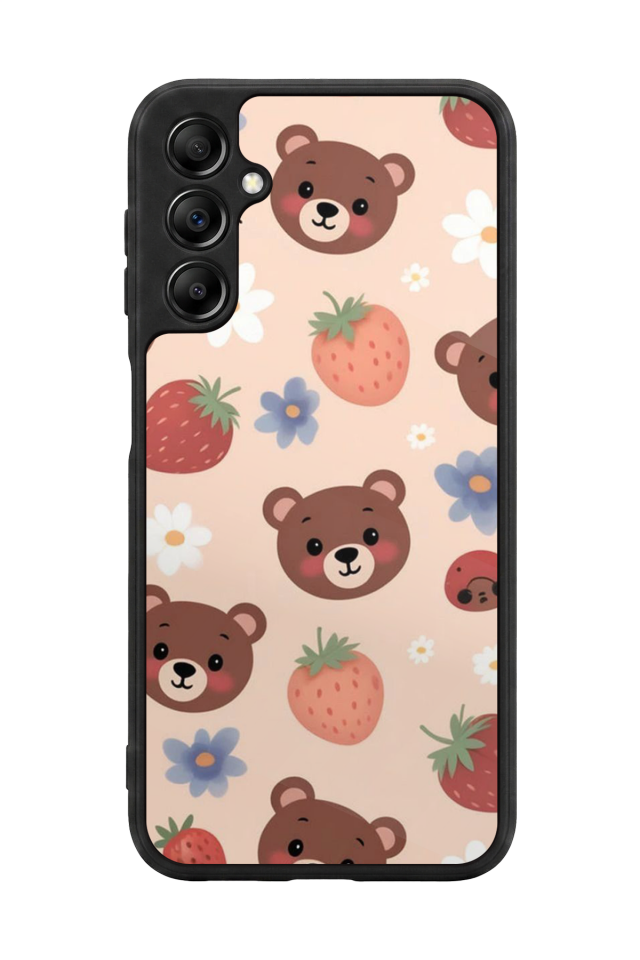 Samsung Galaxy A14 Uyumlu Ayı Tasarımlı Glossy Premium Kılıf