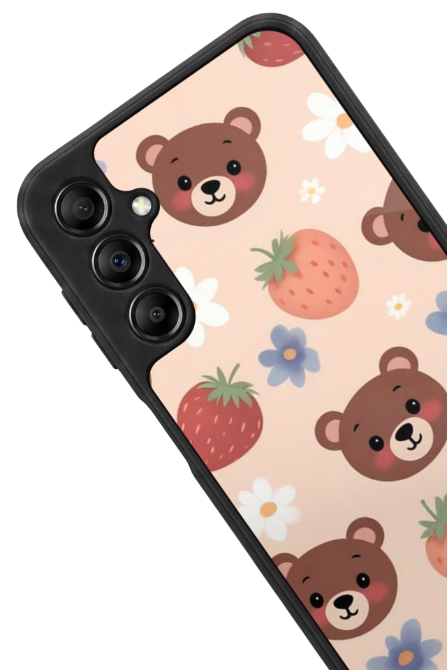 Samsung Galaxy A14 Uyumlu Ayı Tasarımlı Glossy Premium Kılıf