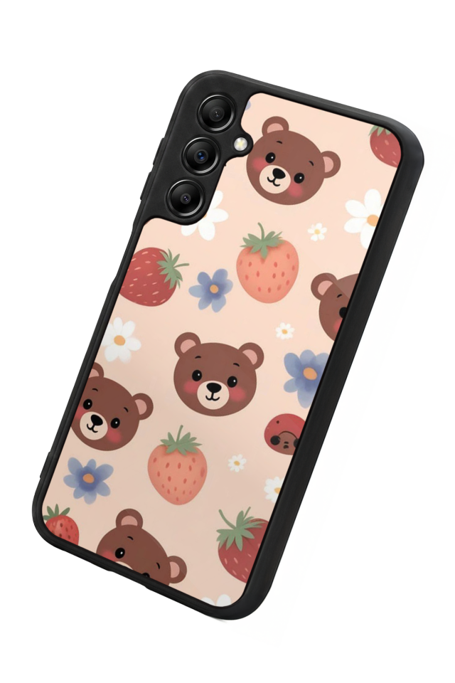 Samsung Galaxy A14 Uyumlu Ayı Tasarımlı Glossy Premium Kılıf