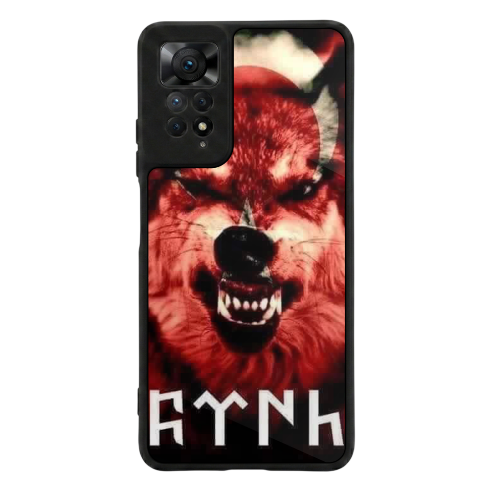 Xiaomi Redmi Note 12 Pro Uyumlu Bozkurt Tasarımlı Glossy Premium Kılıf