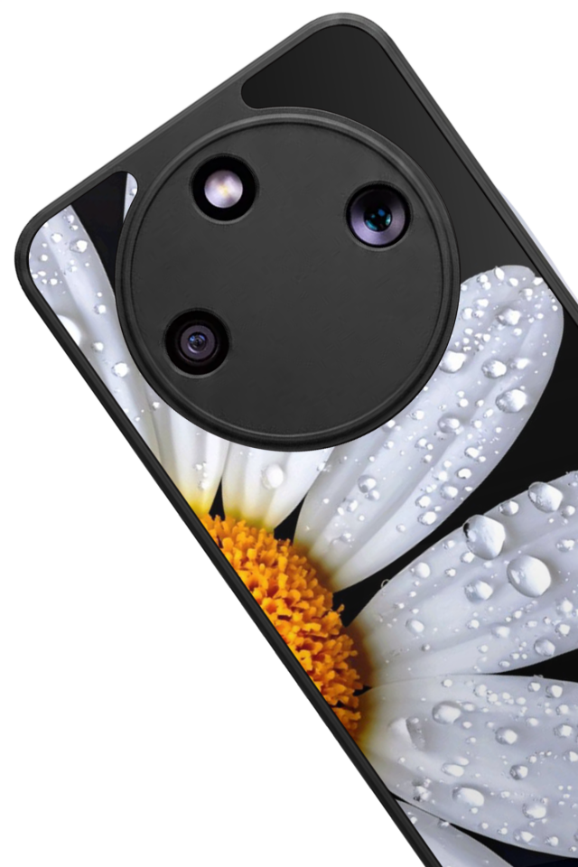 Honor Magic 8 Lite Uyumlu Cicek Tasarımlı Glossy Premium Kılıf