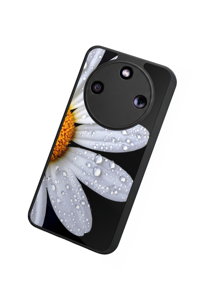 Honor Magic 8 Lite Uyumlu Cicek Tasarımlı Glossy Premium Kılıf