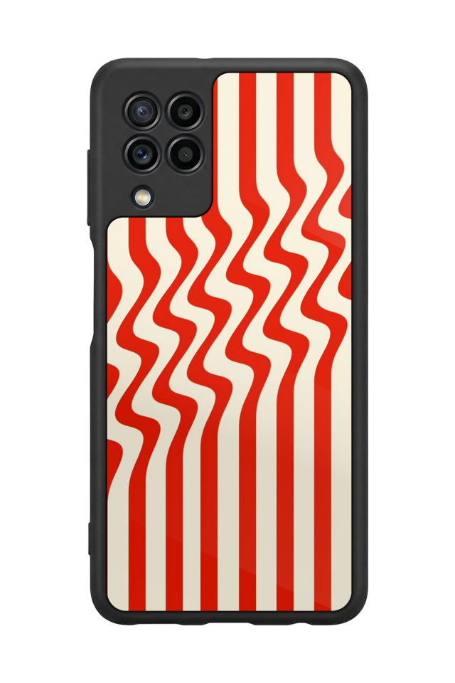 Samsung Galaxy M32 Uyumlu Çizgi Sanatı Tasarımlı Glossy Premium Kılıf