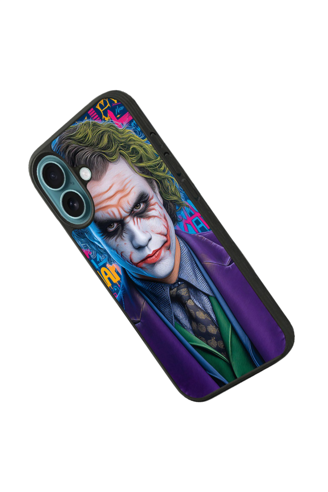 iPhone 16 Plus Uyumlu Joker Tasarımlı Glossy Premium Kılıf