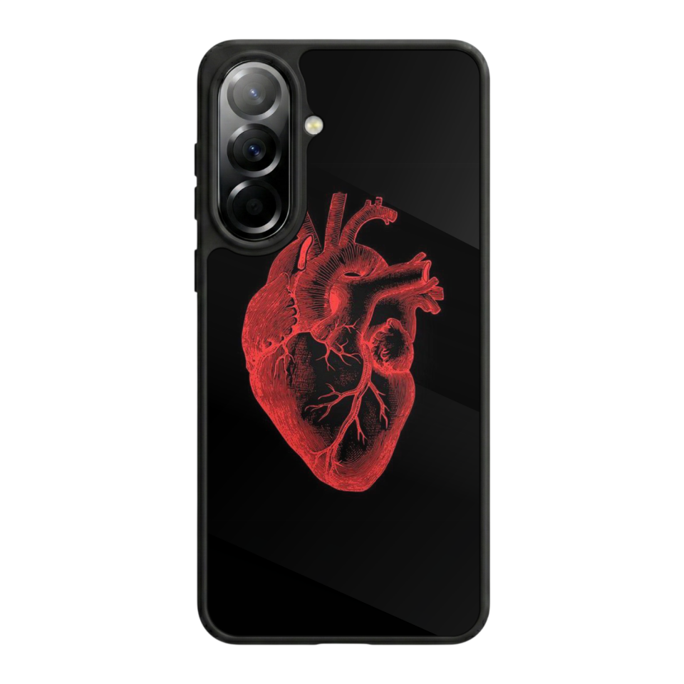 Samsung Galaxy A57 Uyumlu Kalp Love Tasarımlı Glossy Premium Kılıf