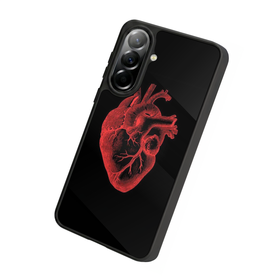 Samsung Galaxy A57 Uyumlu Kalp Love Tasarımlı Glossy Premium Kılıf