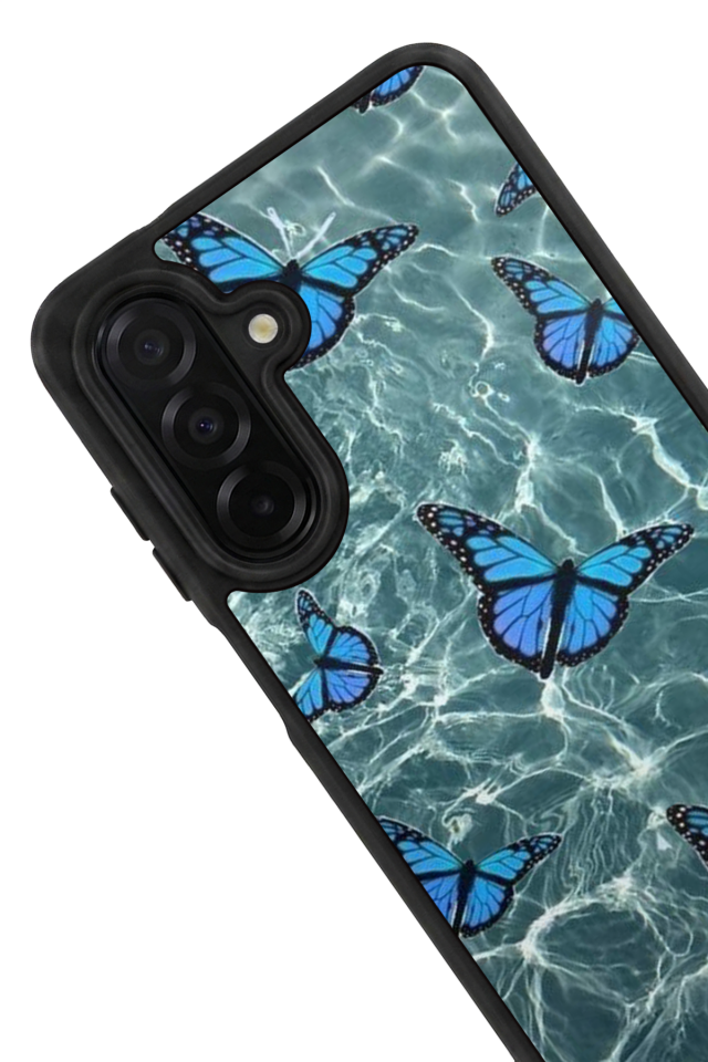 Samsung Galaxy A56 Uyumlu Kelebek Tasarımlı Glossy Premium Kılıf