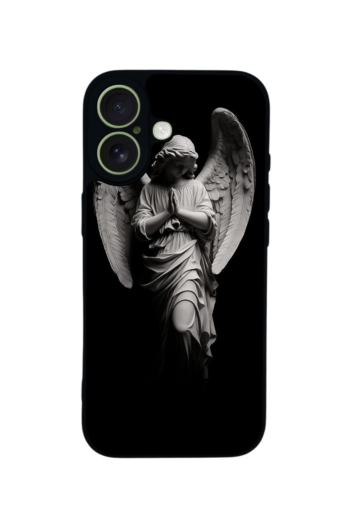 iPhone 17 Uyumlu Melek Tasarımlı Glossy Premium Kılıf