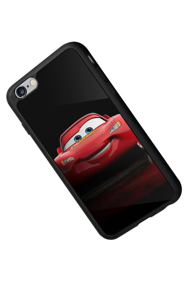 iPhone 6s Plus Uyumlu Şimsek McQueen Tasarımlı Glossy Premium Kılıf