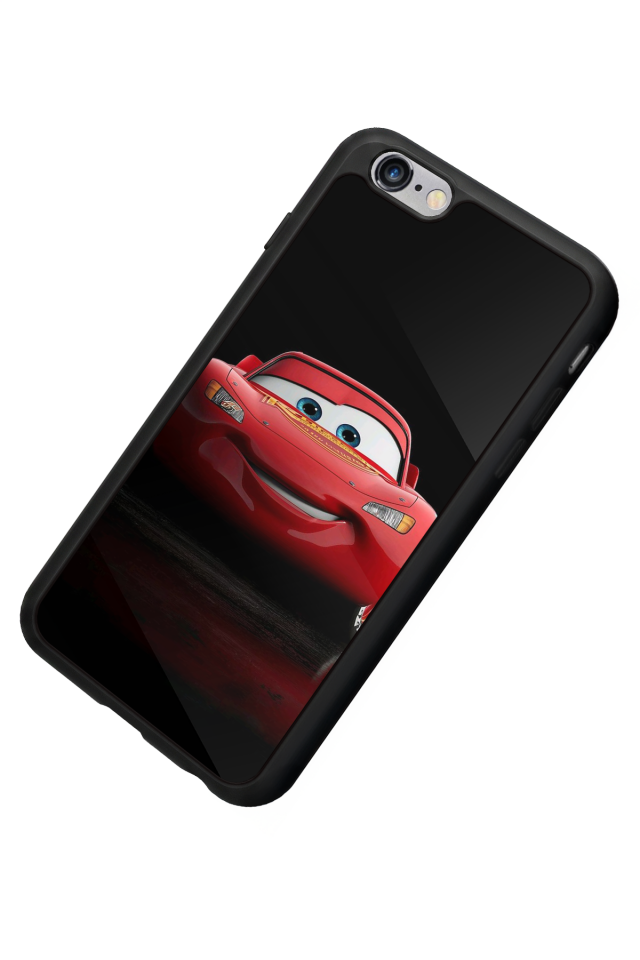 iPhone 6s Plus Uyumlu Şimsek McQueen Tasarımlı Glossy Premium Kılıf