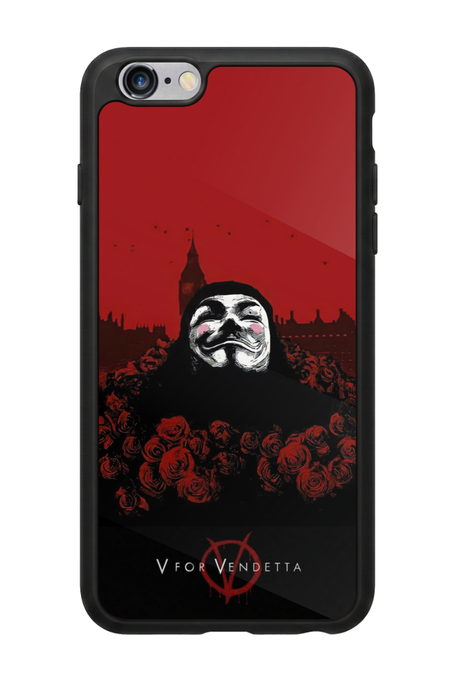 iPhone 6 Plus Uyumlu Vendetta Tasarımlı Glossy Premium Kılıf