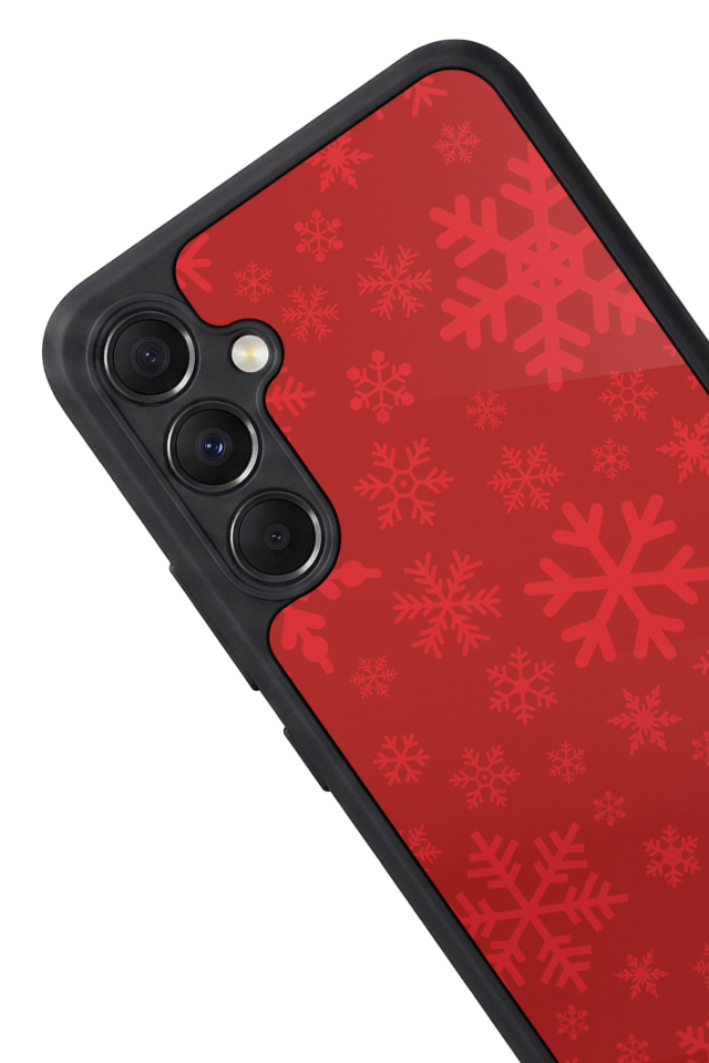 Samsung Galaxy M34 Uyumlu Yilbasi Christmas Tasarımlı Glossy Premium Kılıf