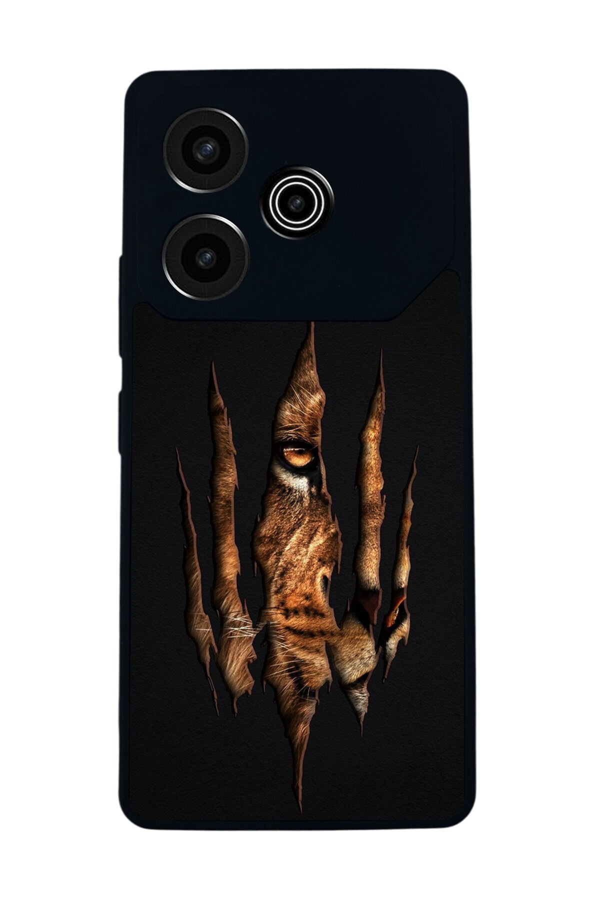 Tecno Pova 6 Uyumlu Aslan Tasarımlı Glossy Premium Kılıf