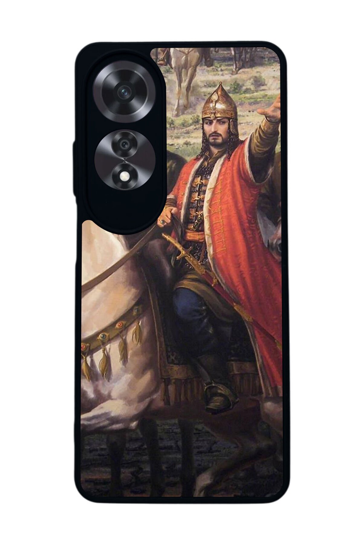 Oppo A60 Mat Siyah uyumlu Kılıf – Yumuşak Silikon, Koruyucu, Şok Emici Kapak