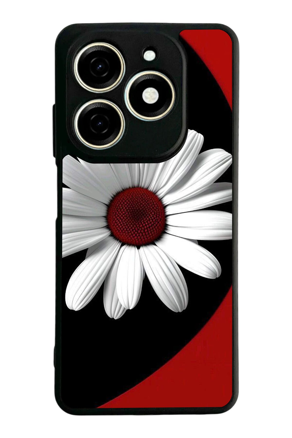 Infınıx Smart 8 Pro Uyumlu Cicek Tasarımlı Glossy Premium Kılıf