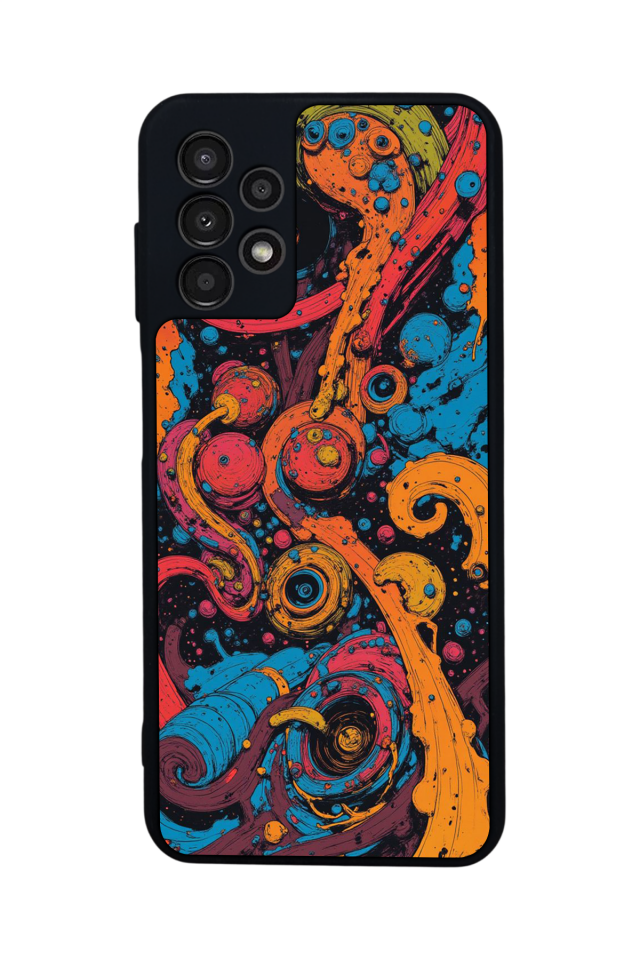 Samsung Galaxy A23 Uyumlu Abstract Tasarımlı Glossy Premium Kılıf