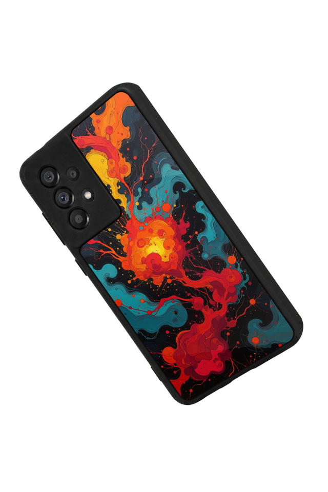 Samsung Galaxy A73 Uyumlu Abstract Tasarımlı Glossy Premium Kılıf