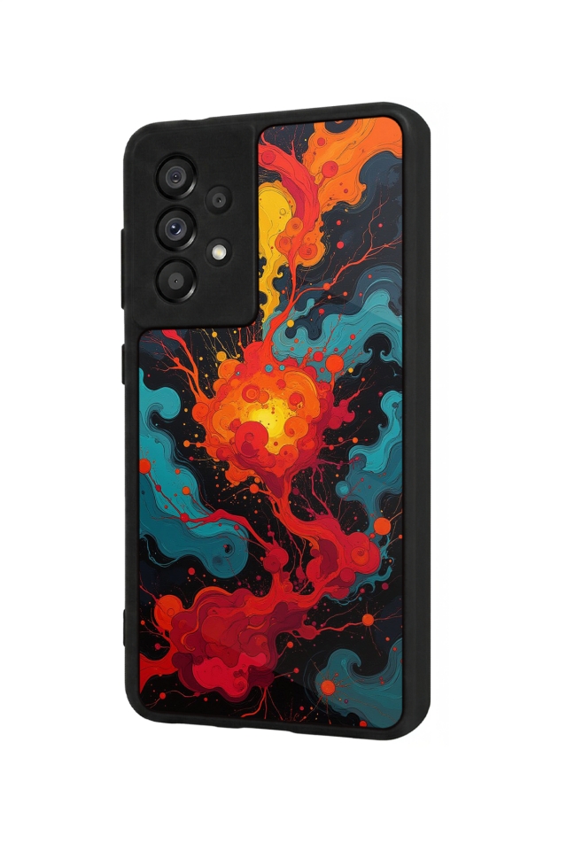 Samsung Galaxy A73 Uyumlu Abstract Tasarımlı Glossy Premium Kılıf