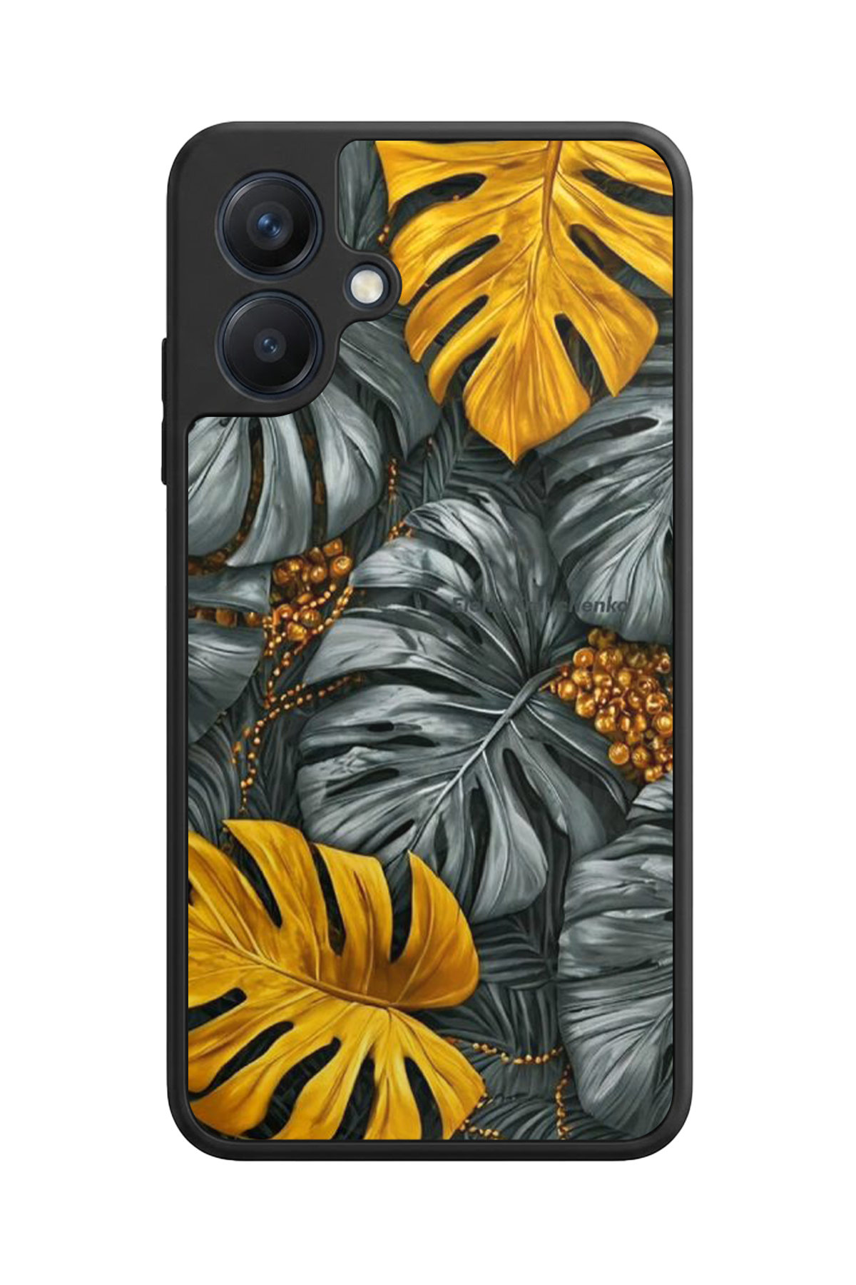 Samsung Galaxy A07 Uyumlu Botanik Tasarımlı Glossy Premium Kılıf