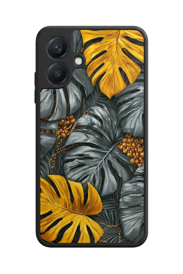 Samsung Galaxy A07 Uyumlu Botanik Tasarımlı Glossy Premium Kılıf