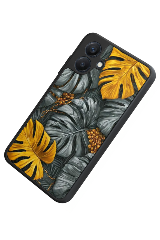 Samsung Galaxy A07 Uyumlu Botanik Tasarımlı Glossy Premium Kılıf