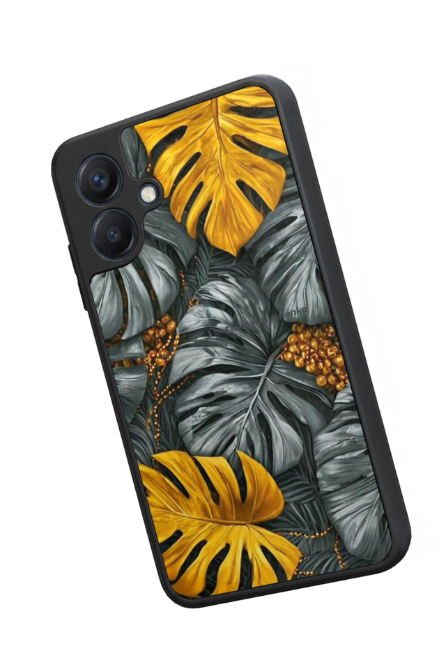 Samsung Galaxy A07 Uyumlu Botanik Tasarımlı Glossy Premium Kılıf