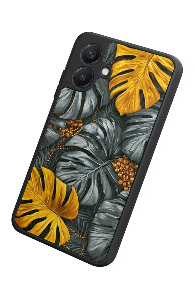 Samsung Galaxy A07 Uyumlu Botanik Tasarımlı Glossy Premium Kılıf