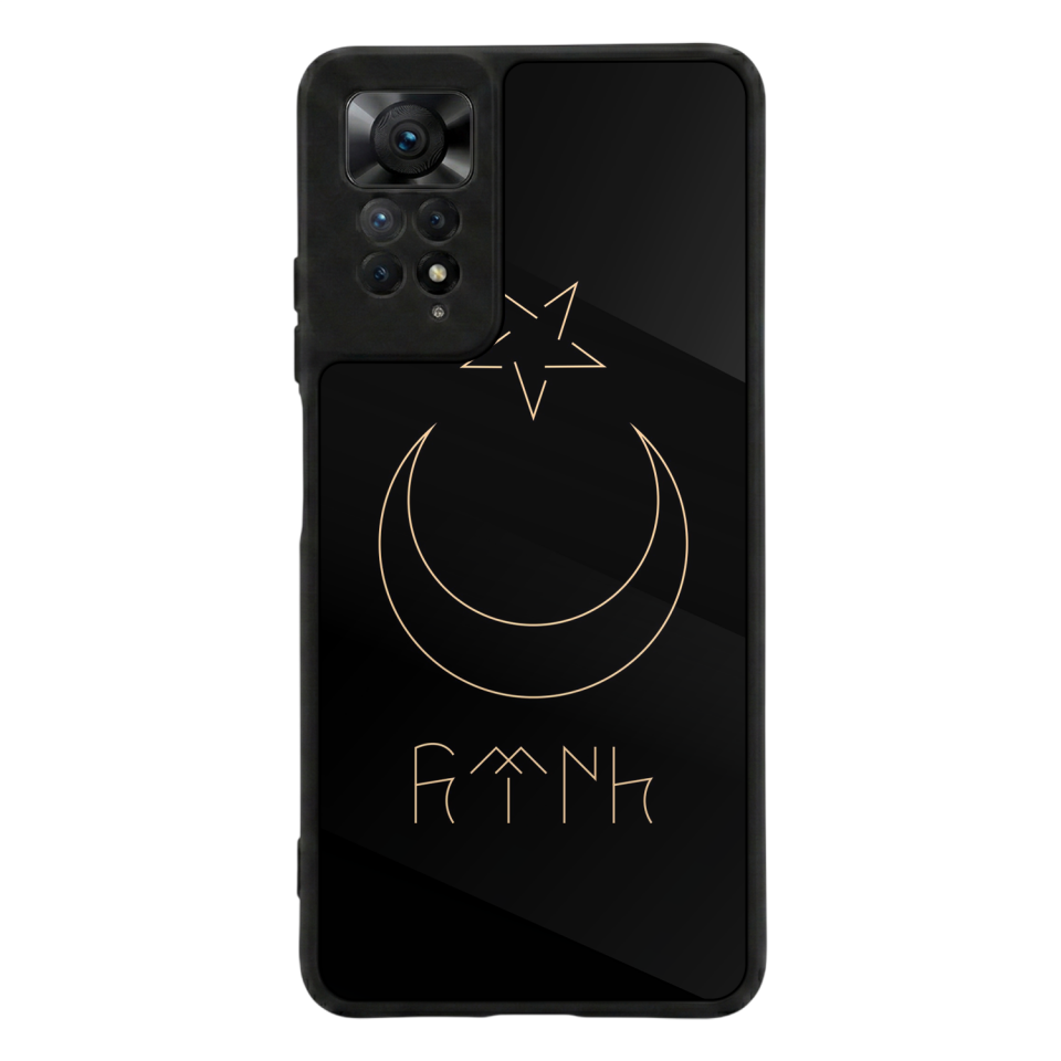 Xiaomi Redmi Note 12 Pro Uyumlu Bozkurt Tasarımlı Glossy Premium Kılıf