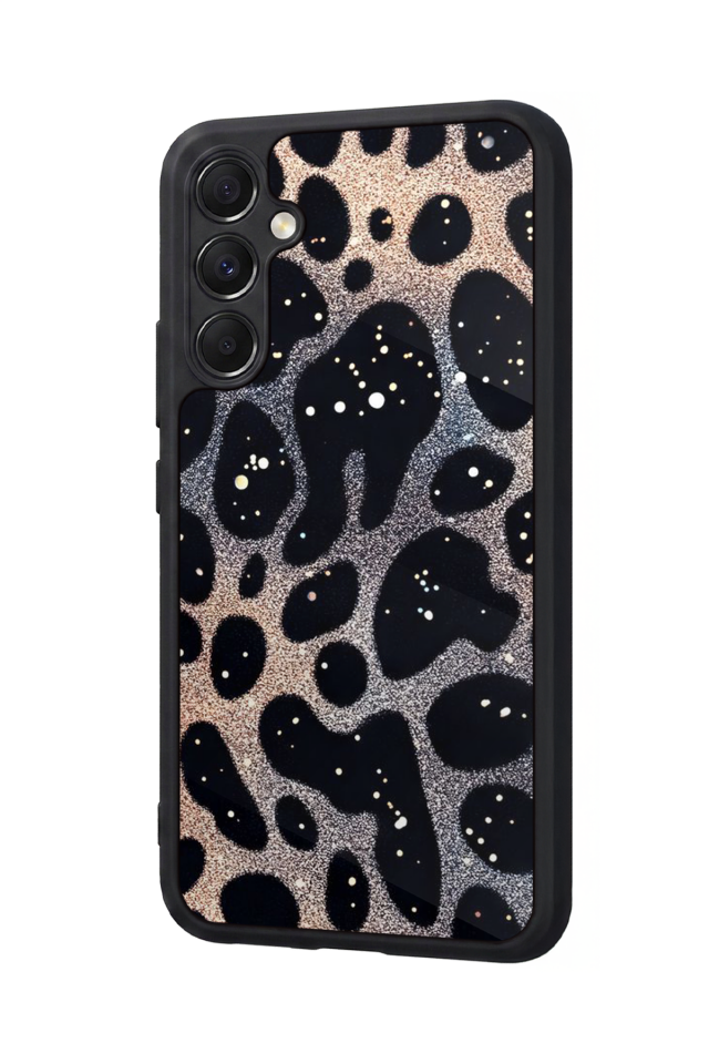 Samsung Galaxy A34 Uyumlu Hologram Leopar Tasarımlı Glossy Premium Kılıf