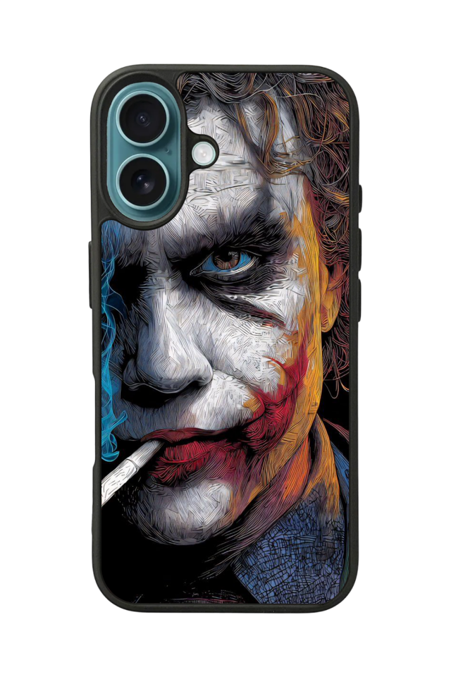 iPhone 16 Plus Uyumlu Joker Tasarımlı Glossy Premium Kılıf
