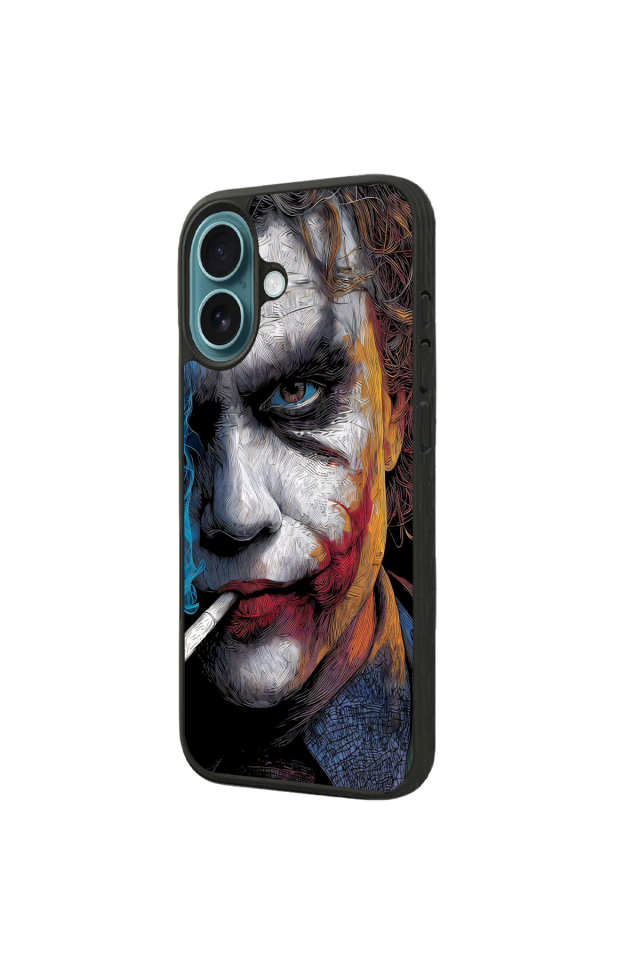 iPhone 16 Plus Uyumlu Joker Tasarımlı Glossy Premium Kılıf