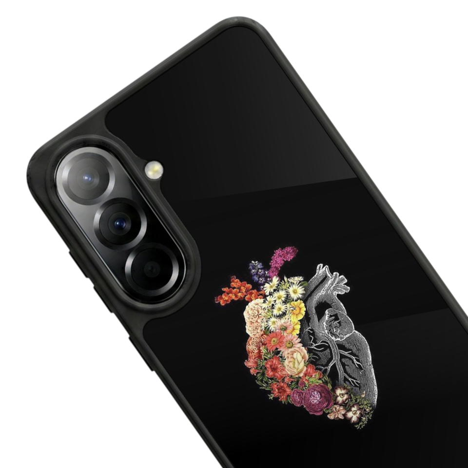 Samsung Galaxy A57 Uyumlu Kalp Love Tasarımlı Glossy Premium Kılıf