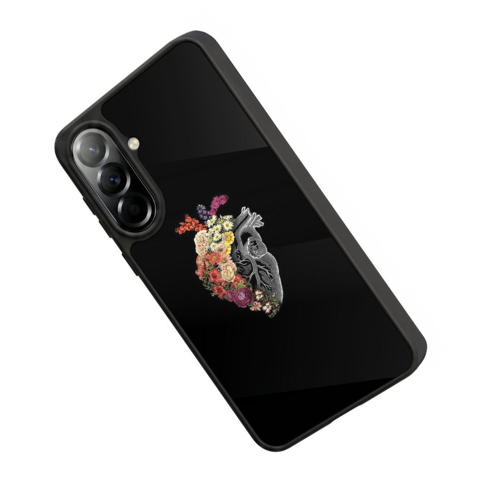 Samsung Galaxy A57 Uyumlu Kalp Love Tasarımlı Glossy Premium Kılıf