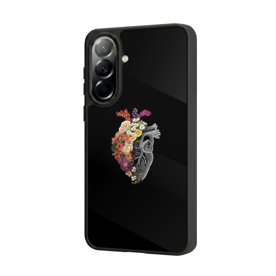 Samsung Galaxy A57 Uyumlu Kalp Love Tasarımlı Glossy Premium Kılıf