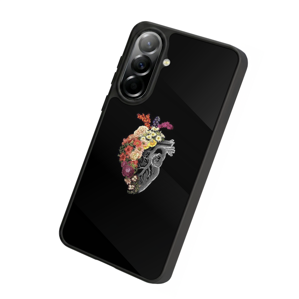 Samsung Galaxy A57 Uyumlu Kalp Love Tasarımlı Glossy Premium Kılıf