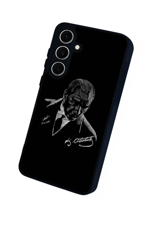 Samsung Galaxy A16 Uyumlu Mustafa Kemal Ataturk Tasarımlı Glossy Premium Kılıf
