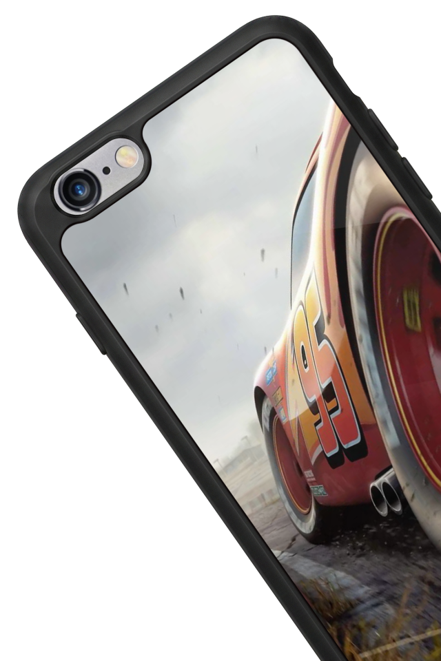 iPhone 6s Plus Uyumlu Şimsek McQueen Tasarımlı Glossy Premium Kılıf