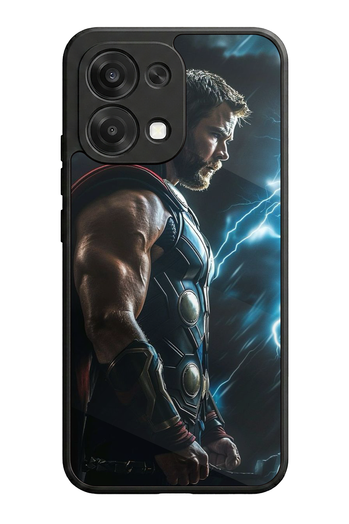 Oppo A6 Pro Uyumlu Thor Tasarımlı Glossy Premium Kılıf
