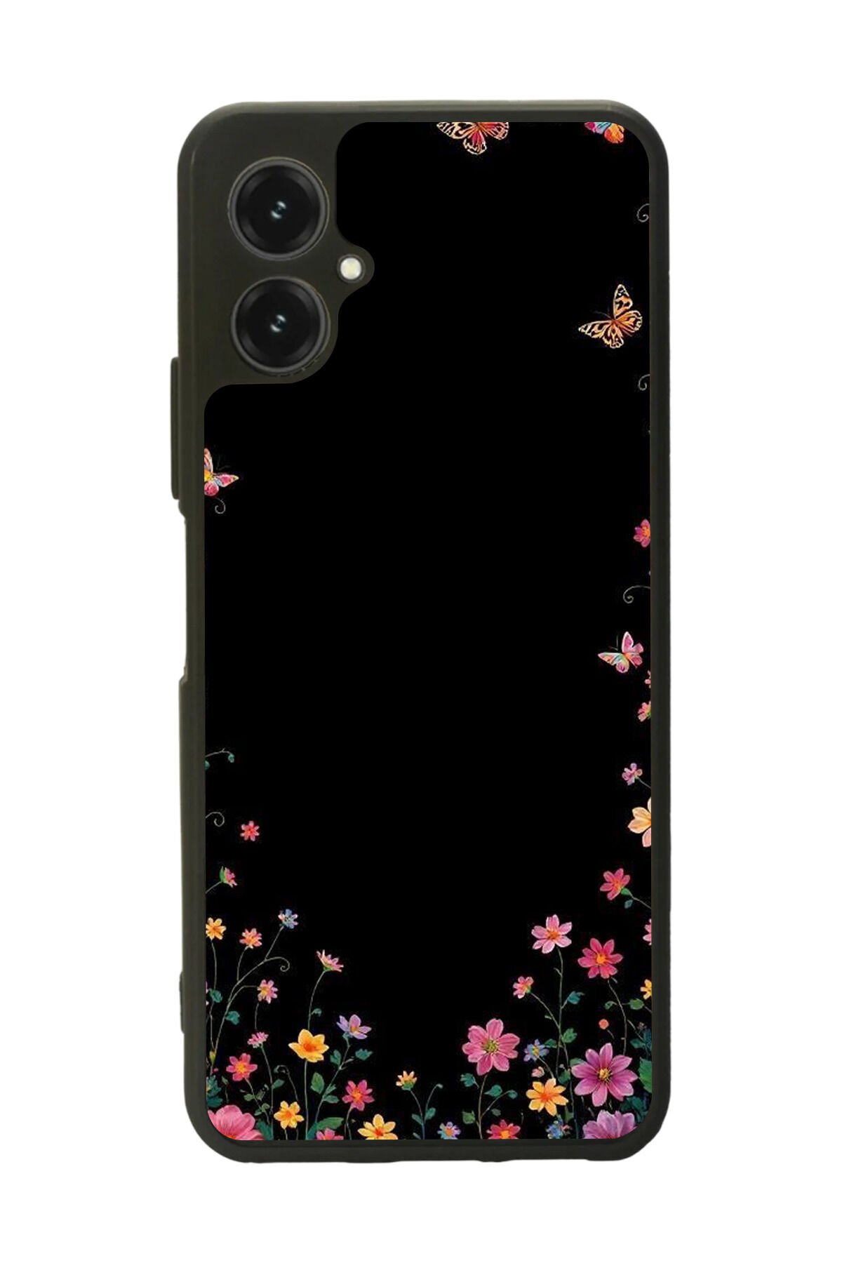 Omix X5 Uyumlu Floral Tasarımlı Glossy Premium Kılıf